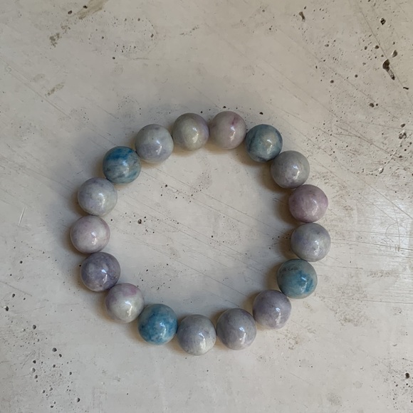 Hackmanite Stretch Bracelet, 11mm+ - Picture 2 of 5